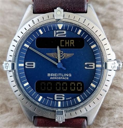 breitling aerospace titanium e56061|Breitling pilot watch e56061.